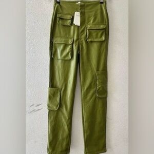 AFRM faux leather cargo pant🔥 NEW